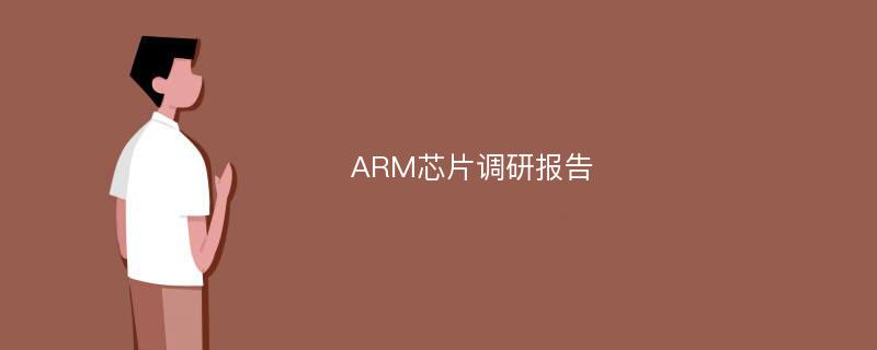 ARM芯片调研报告