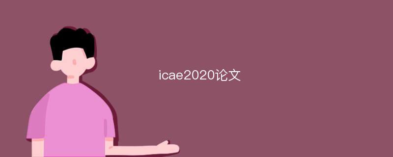 icae2020论文